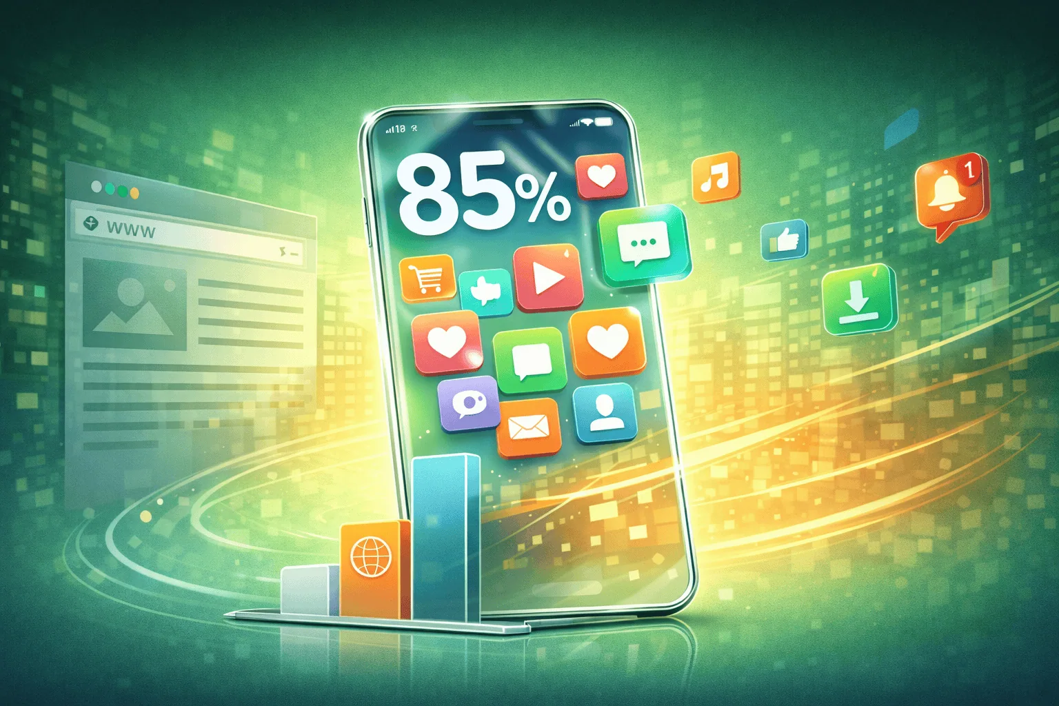 The Mobile-First Reality: 85% of Consumers Prefer Apps Over Mobile Websites