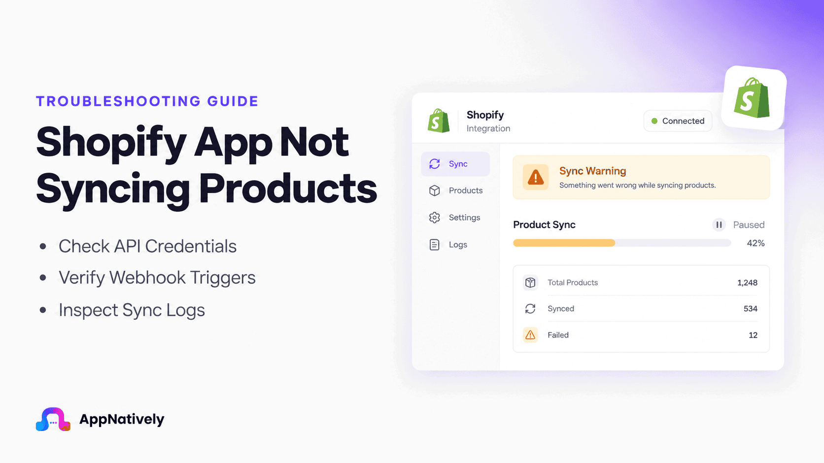Shopify App Not Syncing Products: Troubleshooting Guide